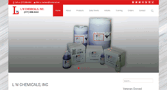 Desktop Screenshot of lwchemicals.com