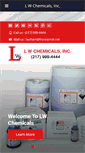 Mobile Screenshot of lwchemicals.com